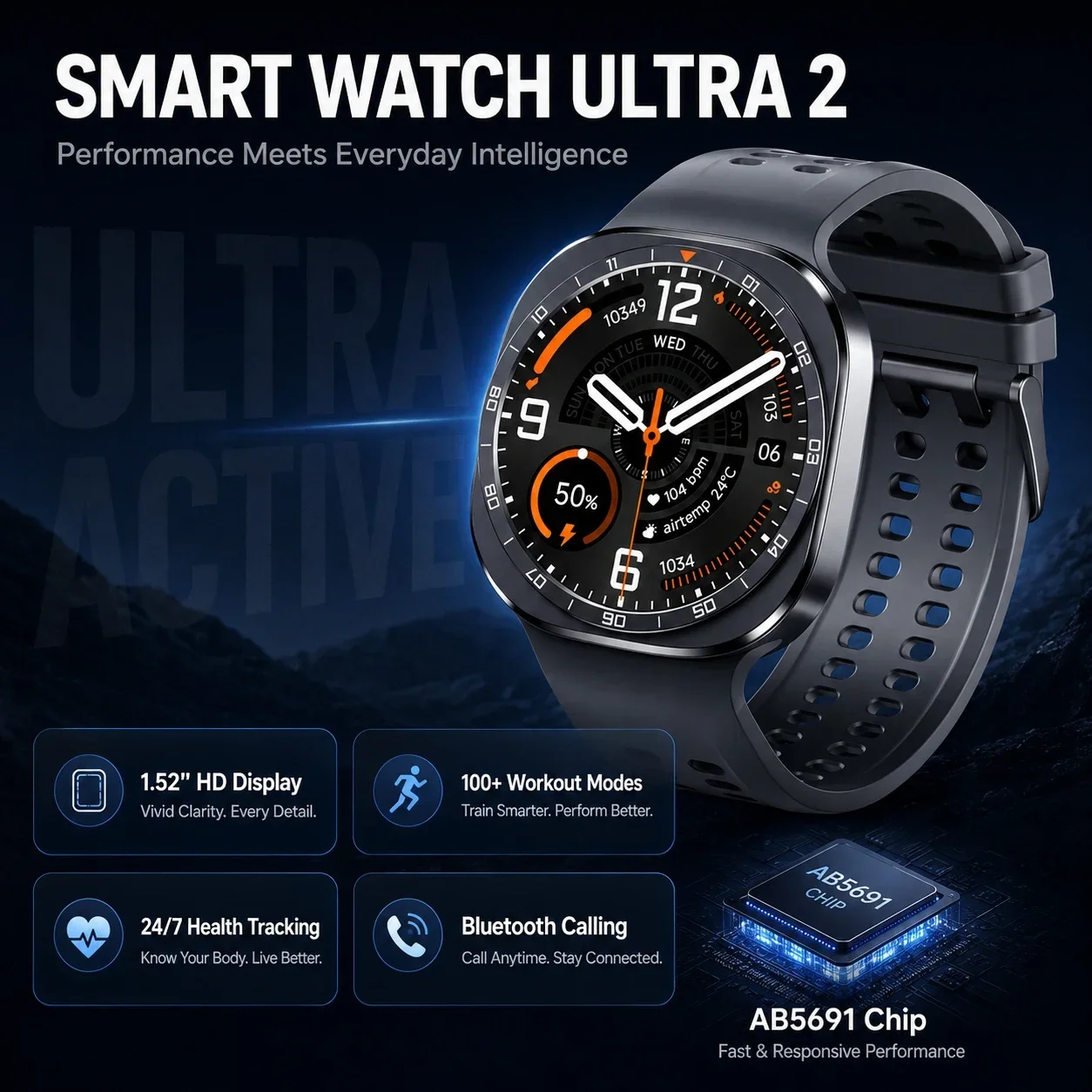 2026 Men Rugged Outdoor Smartw - Outdoor Adventure Zone ulasan dan harga