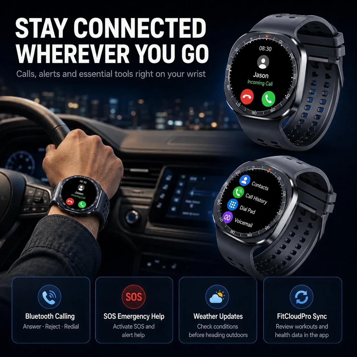 2026 Men Rugged Outdoor Smartw - Outdoor Adventure Zone ulasan dan harga