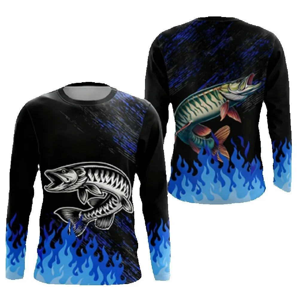 Mens Fishing Shirt Long Sleeve - Outdoor Adventure Trips ulasan dan harga