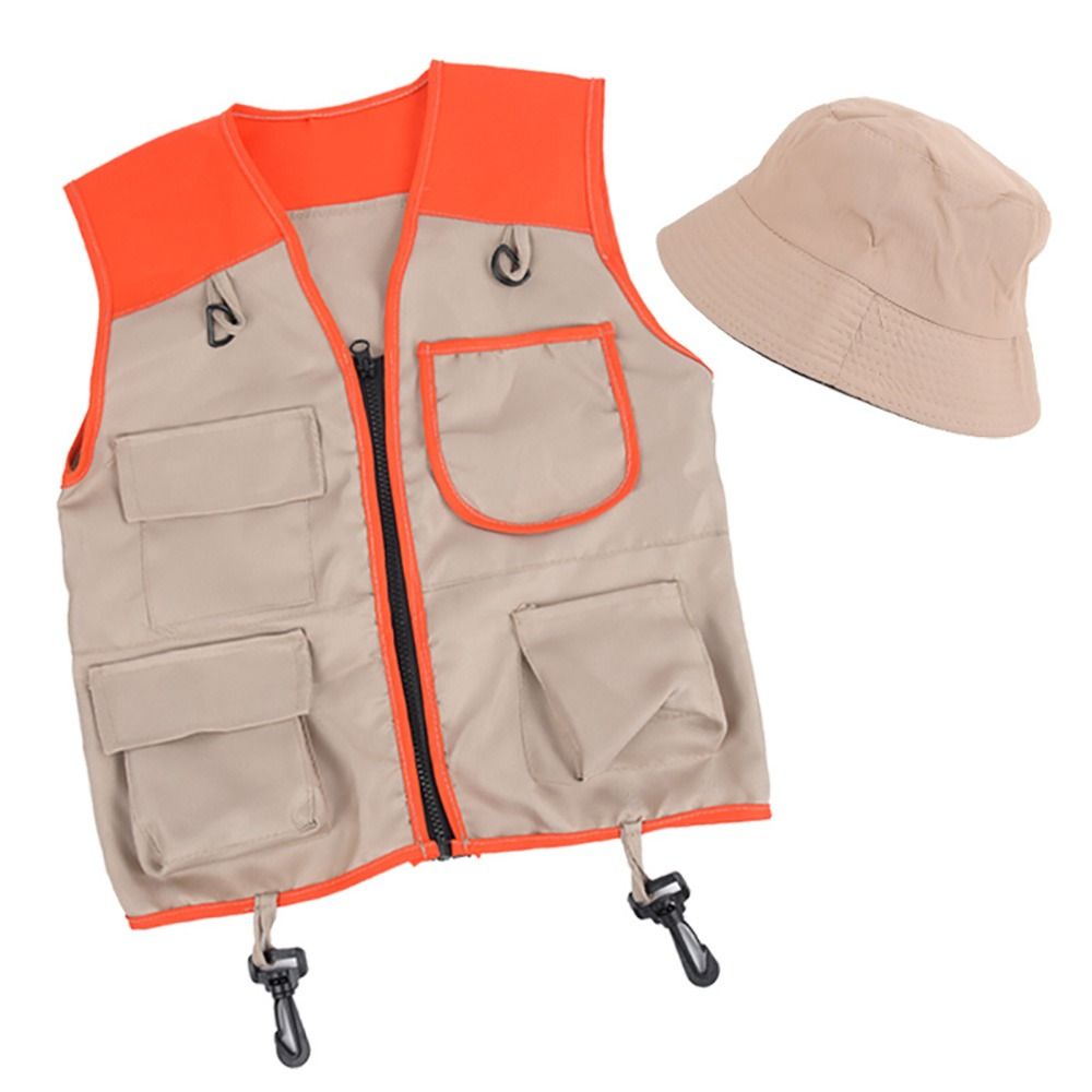 Multicolor Explorer Hat Vest D - Outdoor Adventure Kit For Kids ulasan dan harga