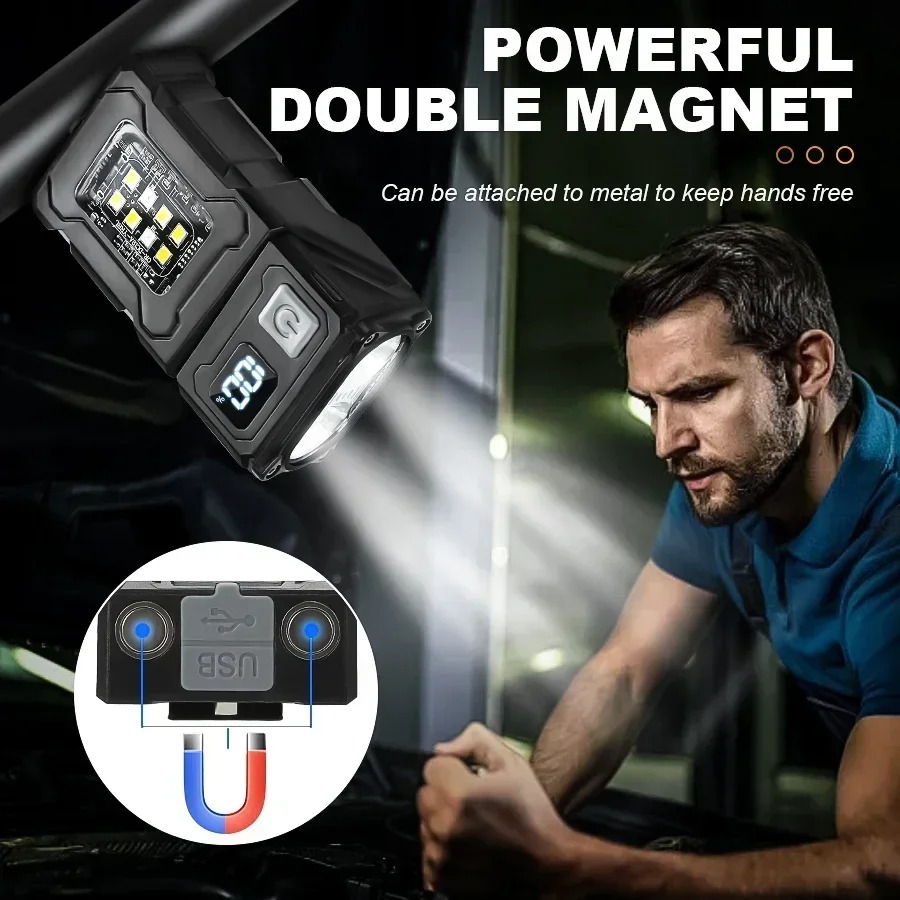 Mini USB Recharge LED Flashlig - Outdoor Adventure Trips ulasan dan harga