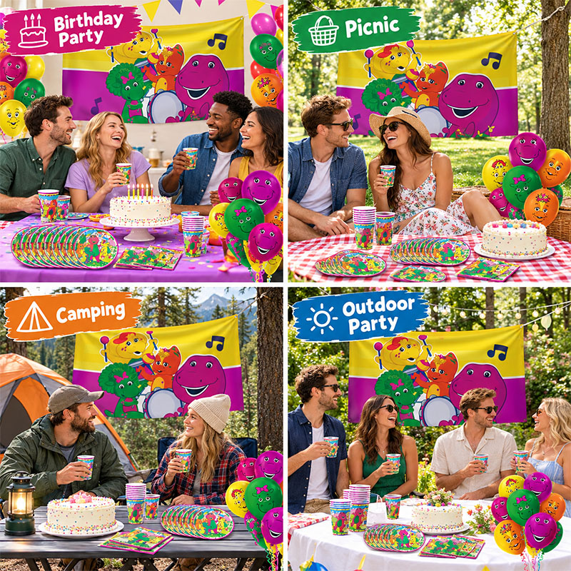 The Adventures Of Barney Dispo - Outdoor Adventure Birthday Party ulasan dan harga